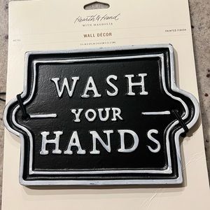 Hearth and Hand Wash Your Hands Sign